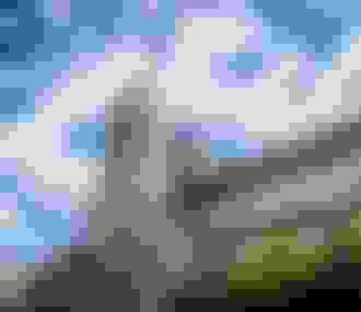 Vue depuis le jardin Notre-Dame