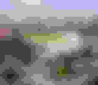 Vue de haut de l&%2523039;Adidas Arena et ses alentours