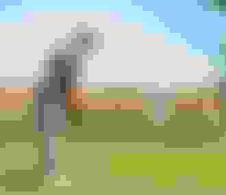 Joueur de golf au golf d’Ormesson