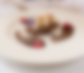 Dessert au chocolat à la Table de Royaumont